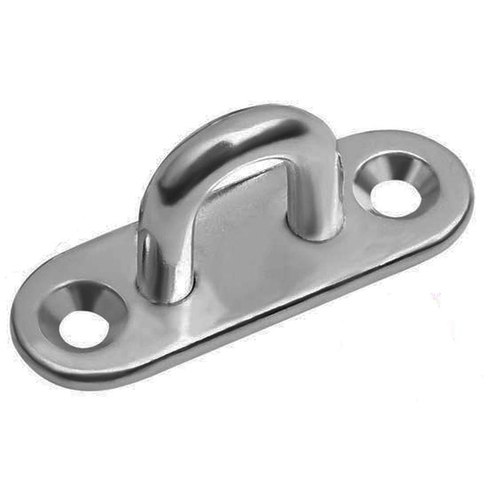 Alça Com Base Inox 2 Furos 6Mm