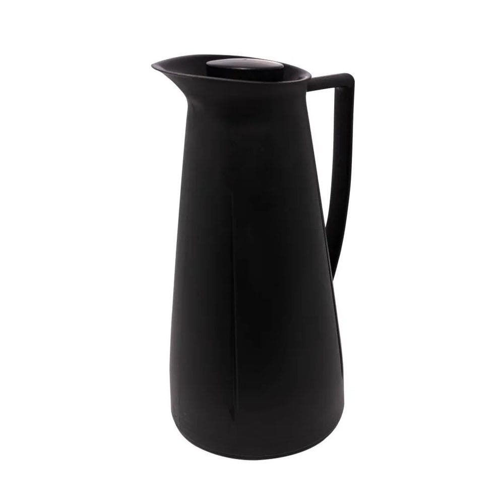 Garrafa Térmica Wolff Swan Plástico Preta 1L Chá Café