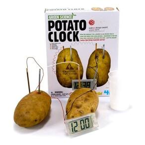 Relógio batata brinquedo ecologico experiência científica 4m