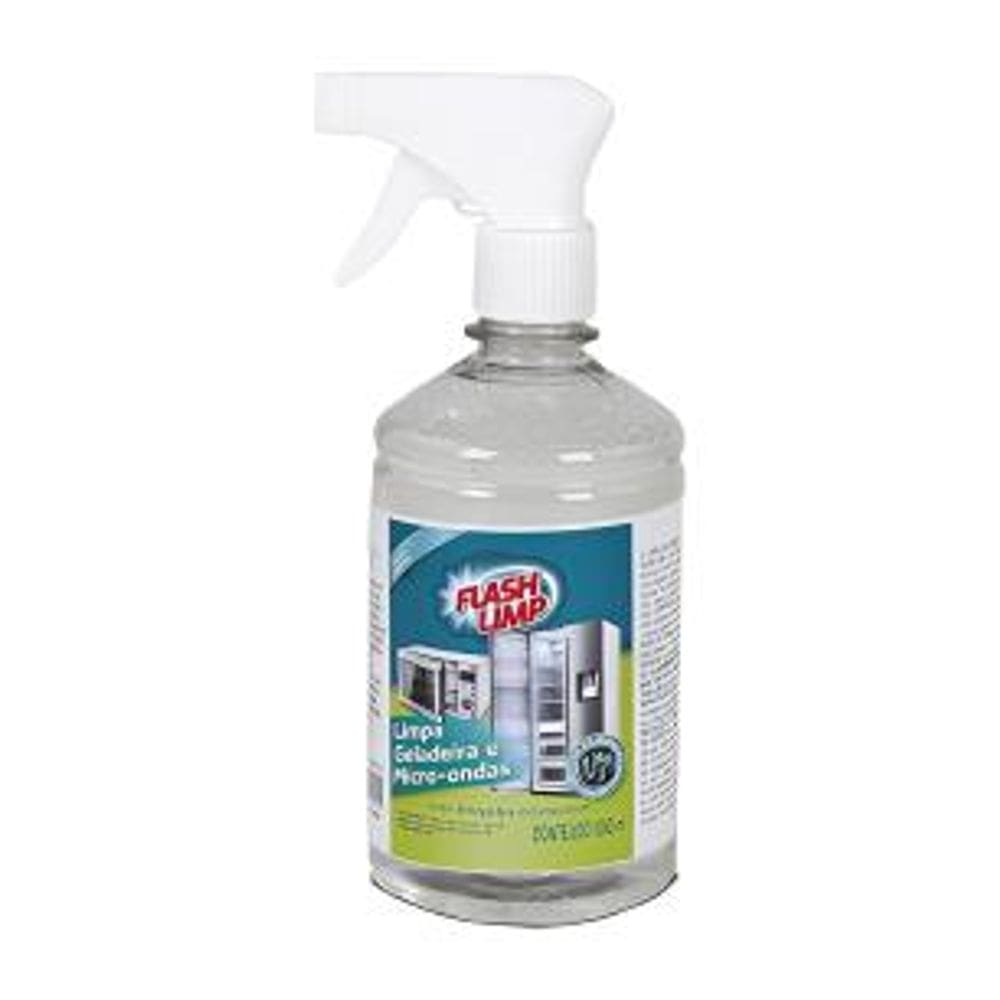 Limpa Geladeira Flash Limp 500ml - Remove Sujeiras Sem Fragrância e Corante