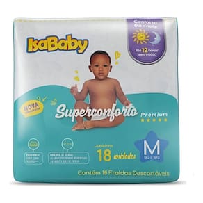 Fralda Isababy Premium 12h Proteção Tamanho M C/ 52 Unidades