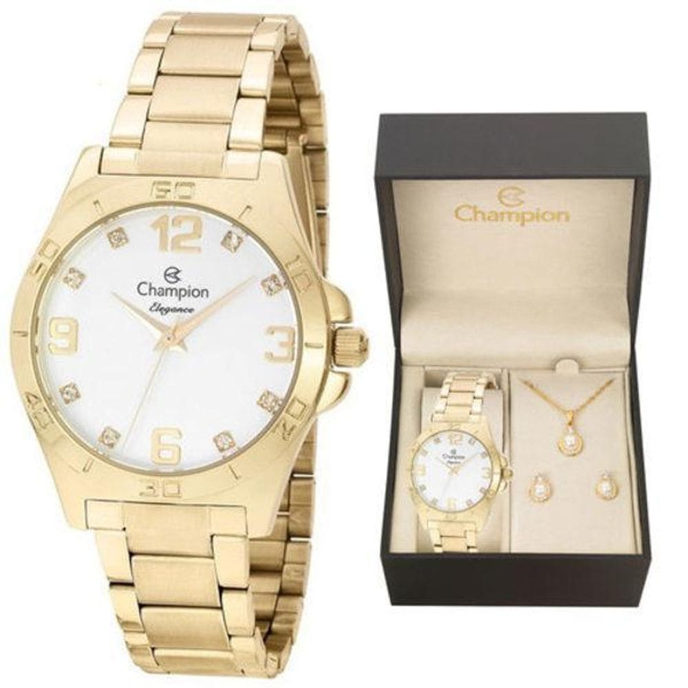 Kit Relógio Champion Cn28446W