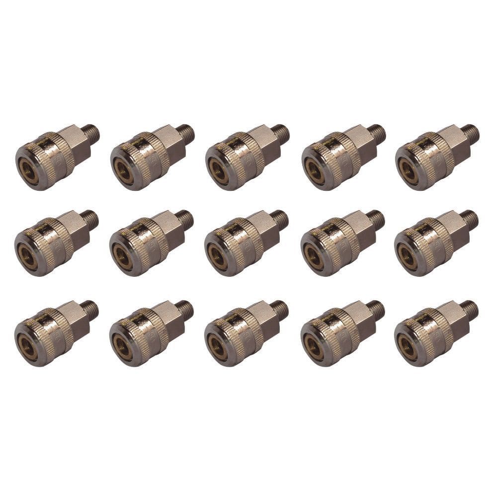 Kit 15 Engate Rápido Macho 1/4`` Lub-2000a Lubefer
