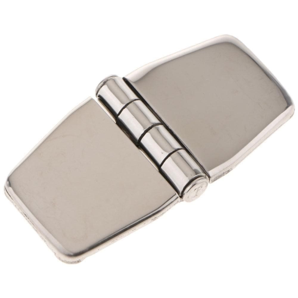 Dobradiça Em Aço Inox Com 6 Furos E Capa 78.4Mm X 38.6Mm