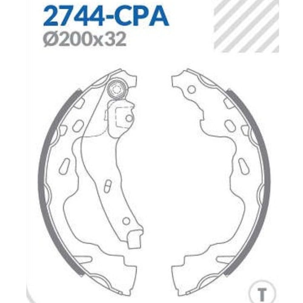 Sapata De Freio - Etios 2012 A 2016 - 2744Cpa