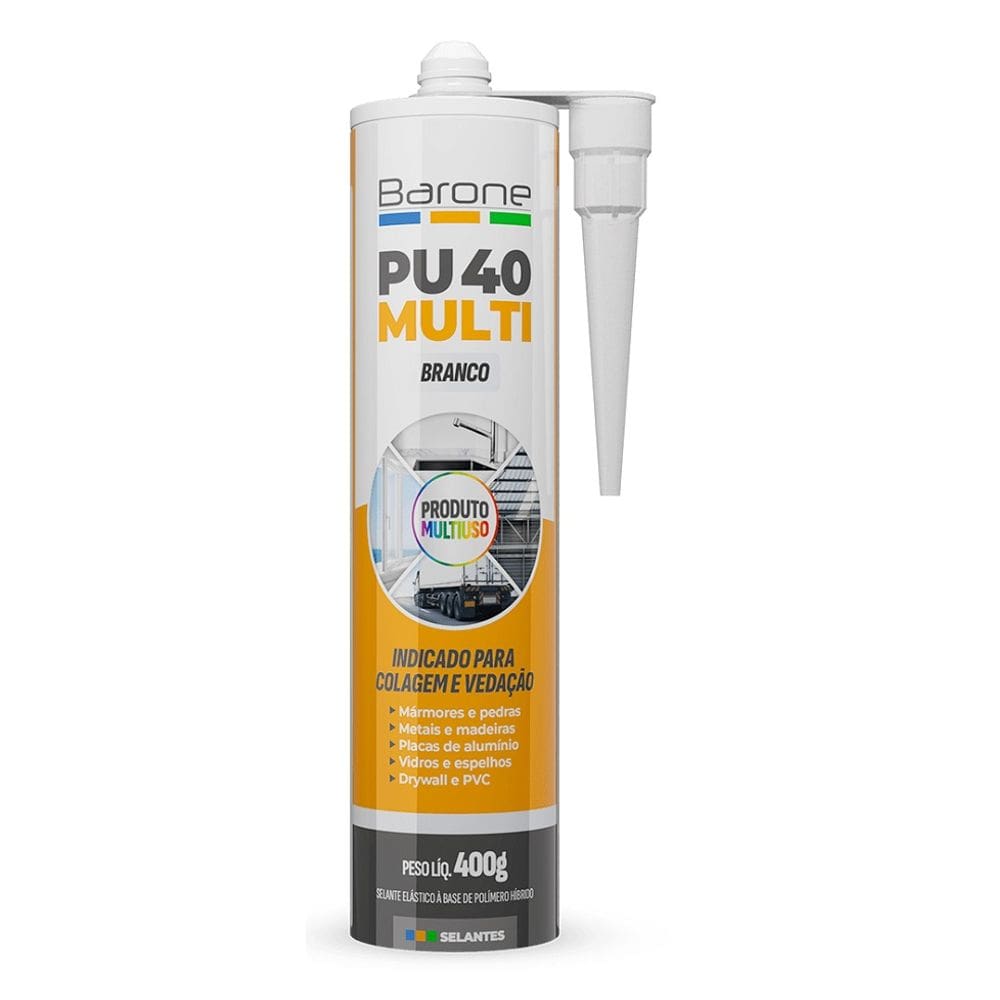 Adesivo Selante PU40 Branco 400G Barone 24674