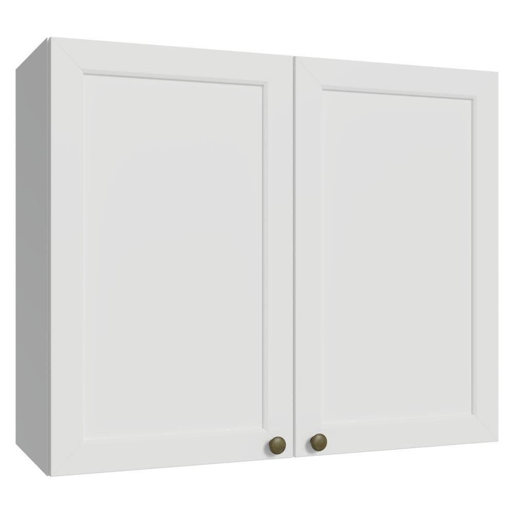 Armário Aéreo 80 cm 2 Portas Branco Vik Madesa