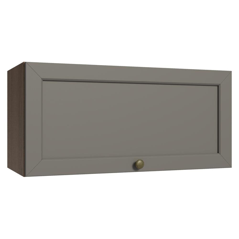 Armário Aéreo 70 cm 1 Porta Basculante Rustic/Cinza Vik Madesa