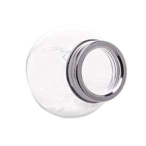 Porta Mantimento Vidro com Tampa de Metal e Acrílico 200ml