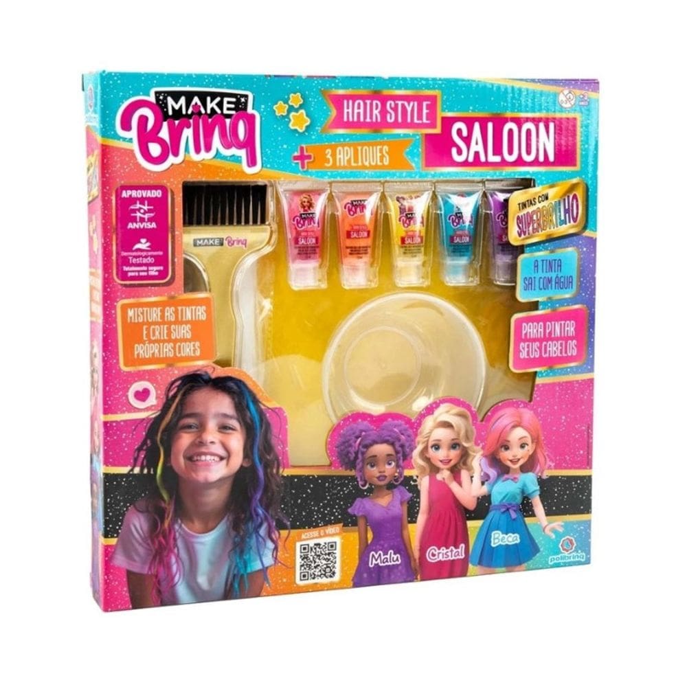 Kit Hair Style Saloon - Polibrinq