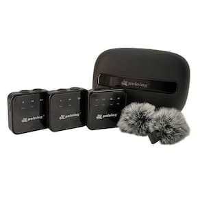 Microfone De Lapela Sem Fio Com Abafadores