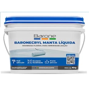 Manta Liquida Branca 4KG Baronecryl Barone 25209