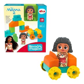 Brinquedo Blocos Mágicos Moana 2 - Elka