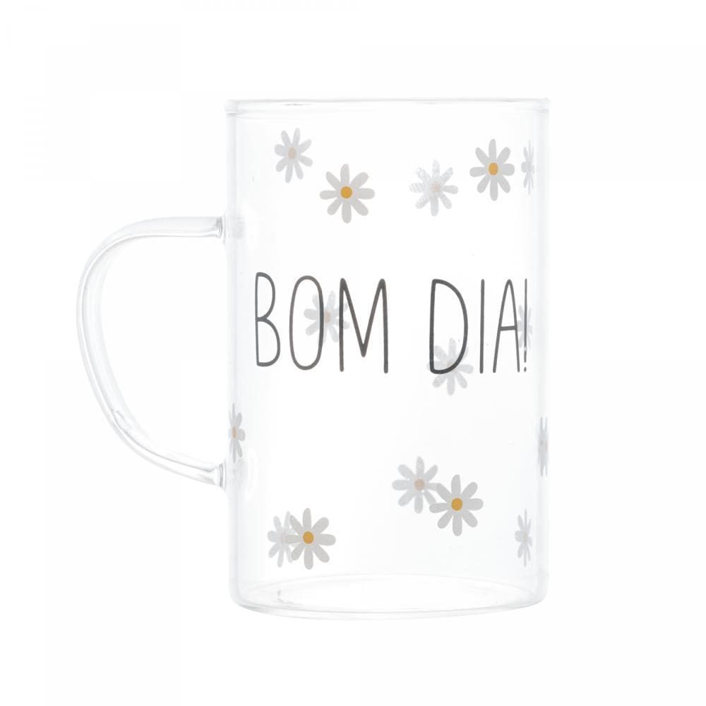 Kit 2 Canecas de Vidro Borossilicato Bom Dia 280ml - Wolff