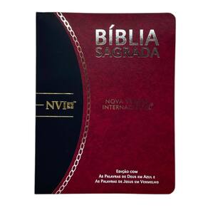Bíblia Sagrada Nvi pentecostal assembleia batista universal Com Índice Bordô E Preto