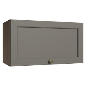 Armário Aéreo 60 cm 1 Porta Basculante Rustic/Cinza Vik Madesa