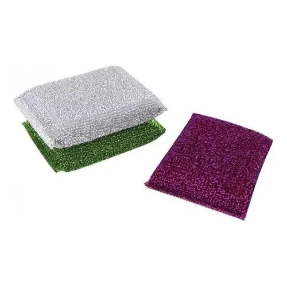 Kit com 3 Esponjas Anti-Risco Superfícies Delicadas - Clink