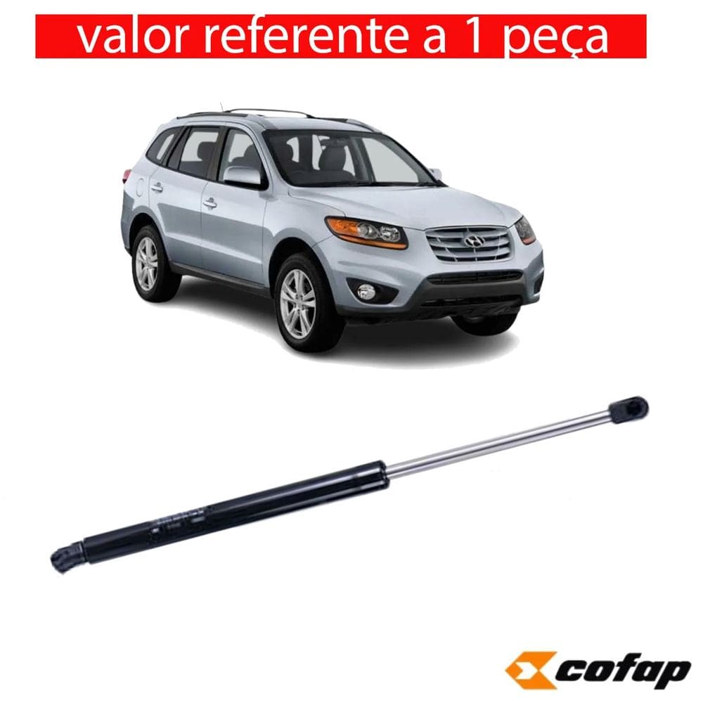 Amortecedor Porta Mala - Santa Fé 2007 A 2011 - 19112