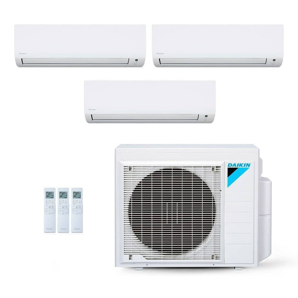 Ar-Condicionado Multi Split Inverter Daikin 34.000 (1x Evap HW 9.000 + 2x Evap HW 18.000) Quente/Frio 220V