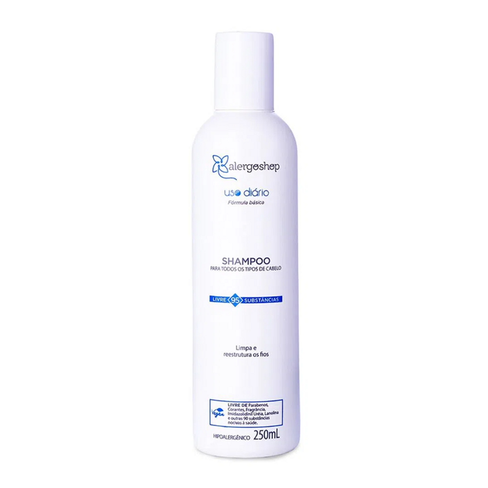 Shampoo Hipoalergênico Alergoshop Uso Diário 250ml