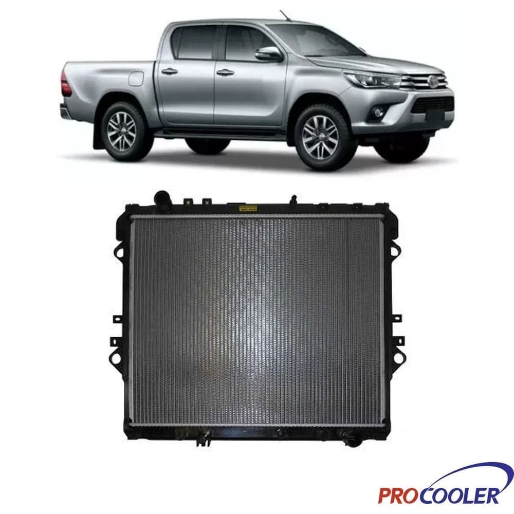 Pc100613 - Radiador Agua - Hilux 2.8 16 Em Diante - Procooler