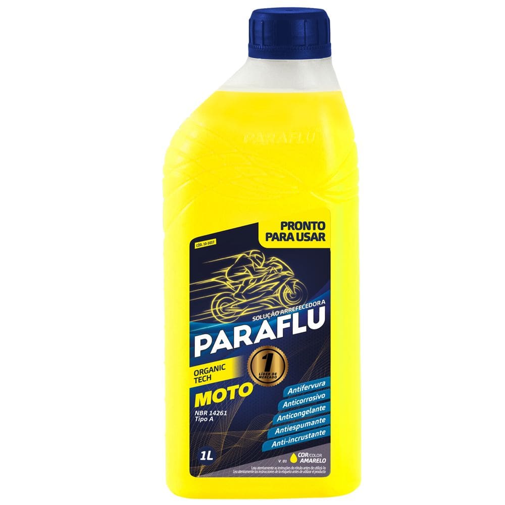 Aditivo Para Radiador Moto Orgânico Pronto Uso Amarelo - Paraflu 10-3037