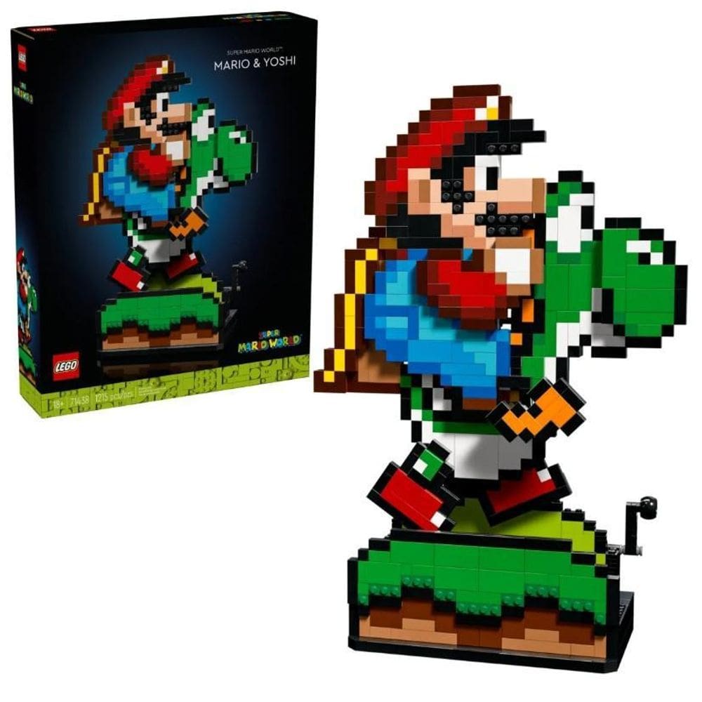 Super Mario Mario E Yoshi Lego 71438