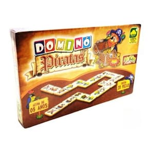Domino Piratas IOB Brinquedo Educativo e Pedagógico