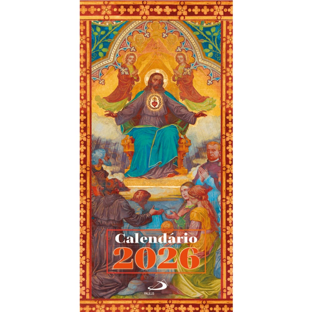Calendario Santos 2026 Postais