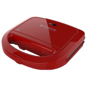 Sanduicheira Eletrica 750W Cadence Antiaderente Luxx Red 220V