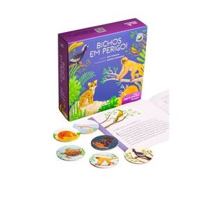 Bichos Em Perigo! - Kit Livro e Jogo da Memória