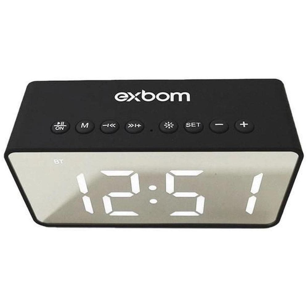 Rádio Relógio Exbom Cs-Mt6Bt