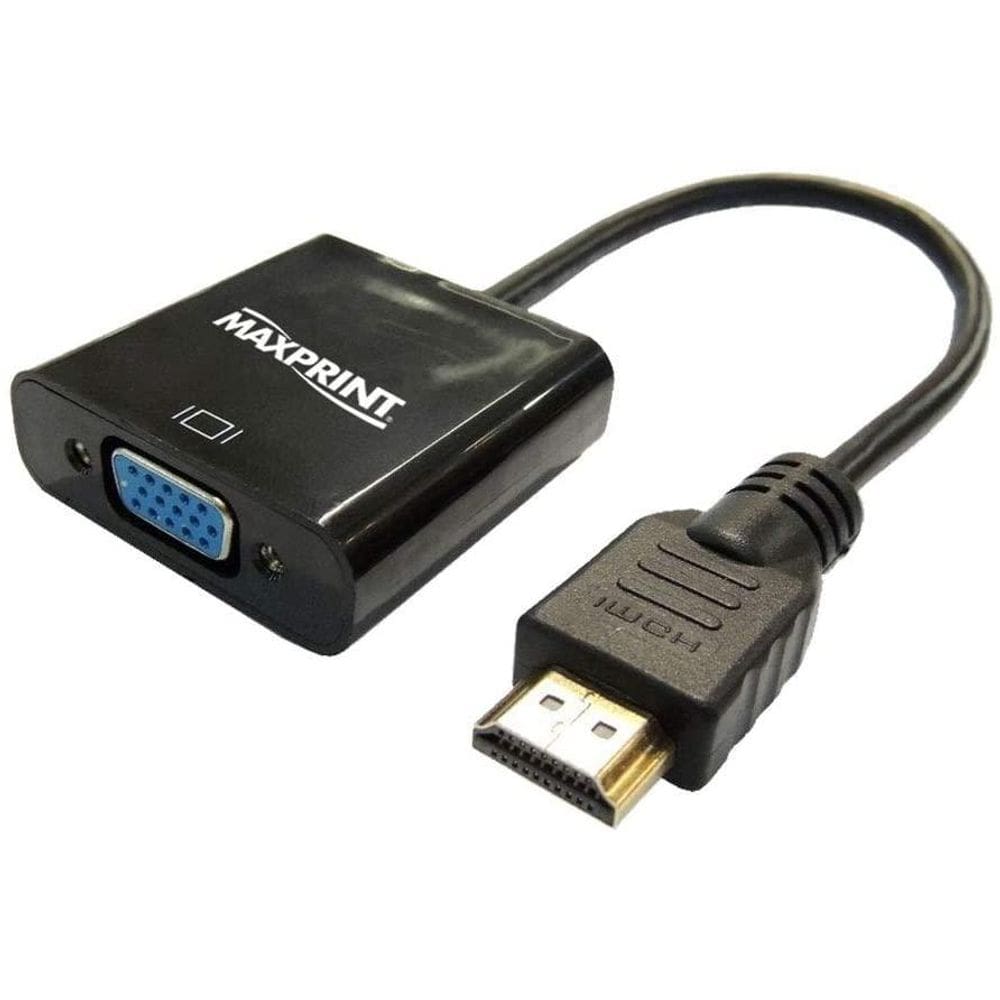 Cabo Conversor Hdmi X Vga Maxprint