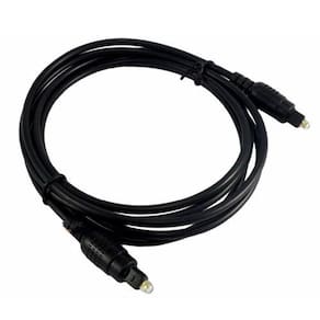 Cabo Optico Digital Toslink Preto 1.8 Metros