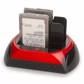 Dock Station 2 HDs USB 2.0 2,5``/3,5`` 2TB - Plug and Play
