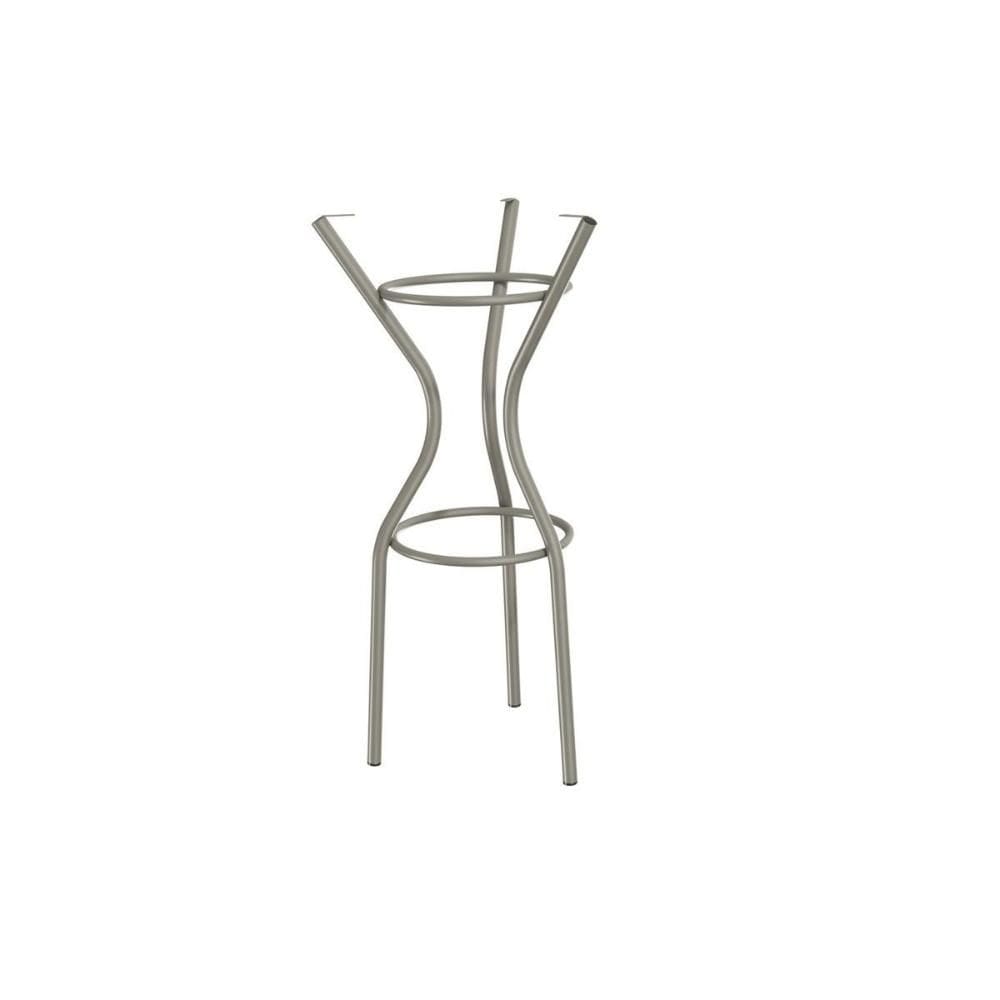 Base Mesa de Jantar Bistro Dublin M087 Aço s/ Tampo Niquel - Kappesberg