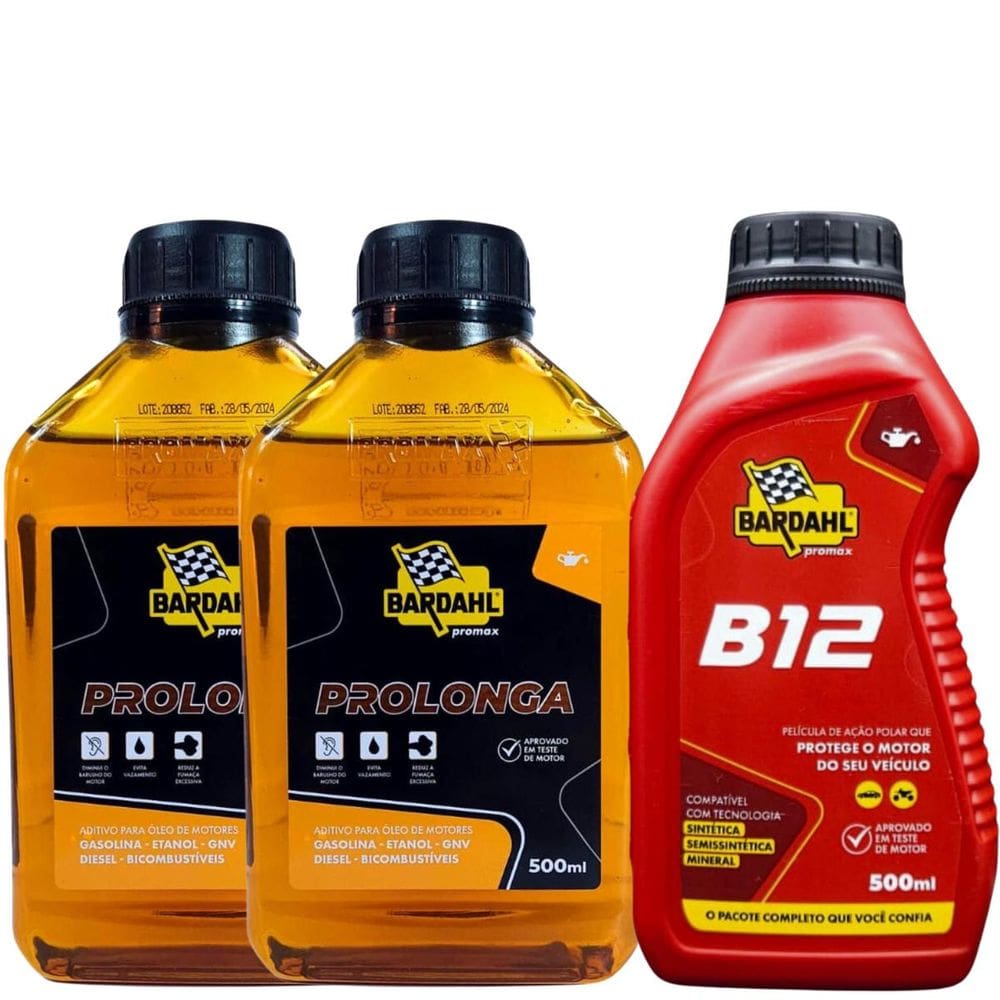 Kit Aditivo B12 Plus Prolonga Bardahl