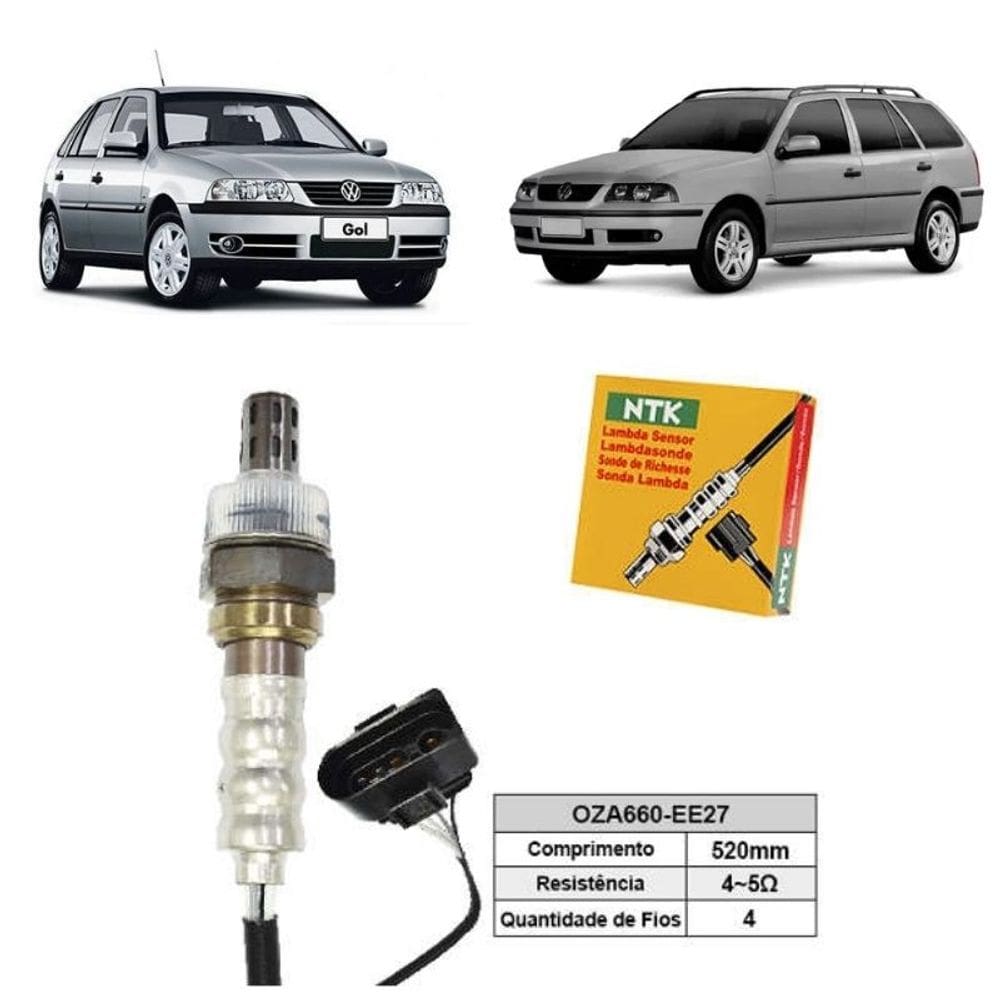 Sensor De Oxigenio Sonda Lambda - Gol 1996 A 2002 / Parati 2000 A 2002 - Oza660-Ee27