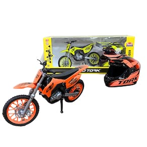 Moto Protork Rider Cross Com Mini Capacete 602