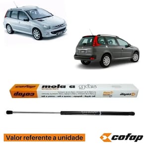 Amortecedor Mola A Gás Tampa Traseira - 206 Sw 2005 A 2010 / 207 Sw 2008 A 2012 - 16420