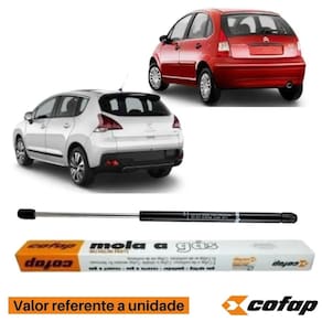 Amortecedor Mola A Gás Tampa Traseira - 3008 2009 A 2016 / C3 2003 A 2012 - 16355