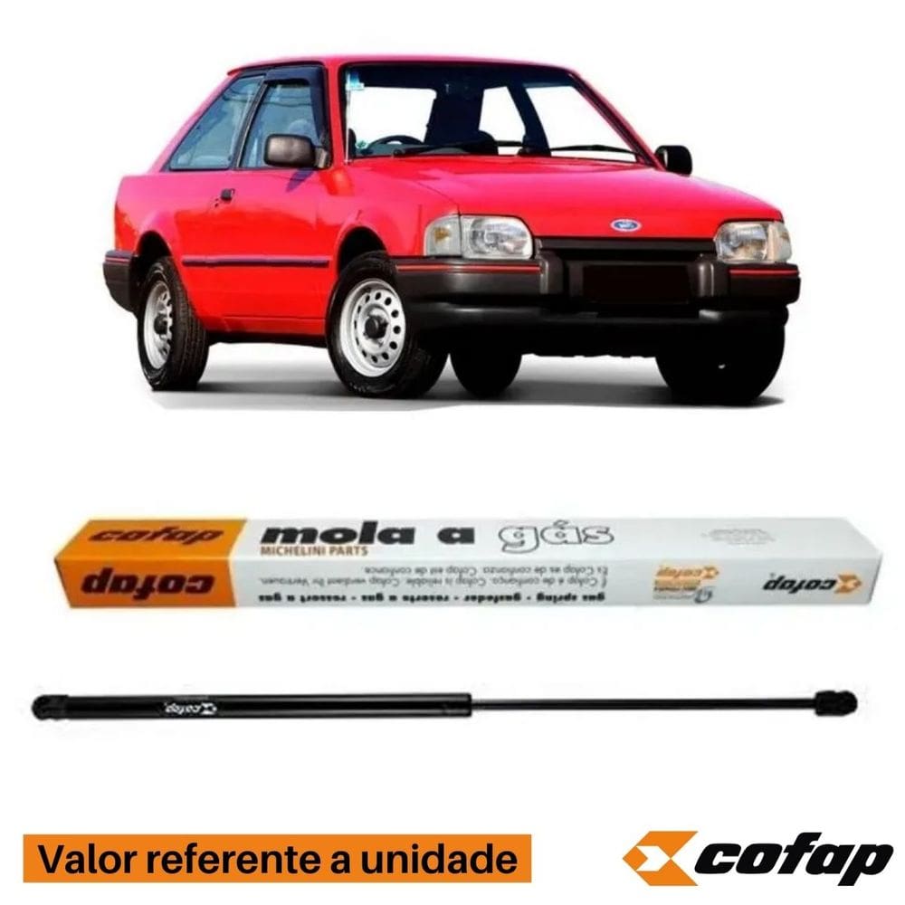 Amortecedor Mola A Gás Porta Traseira - Escort 1984 A 1992 - 16088