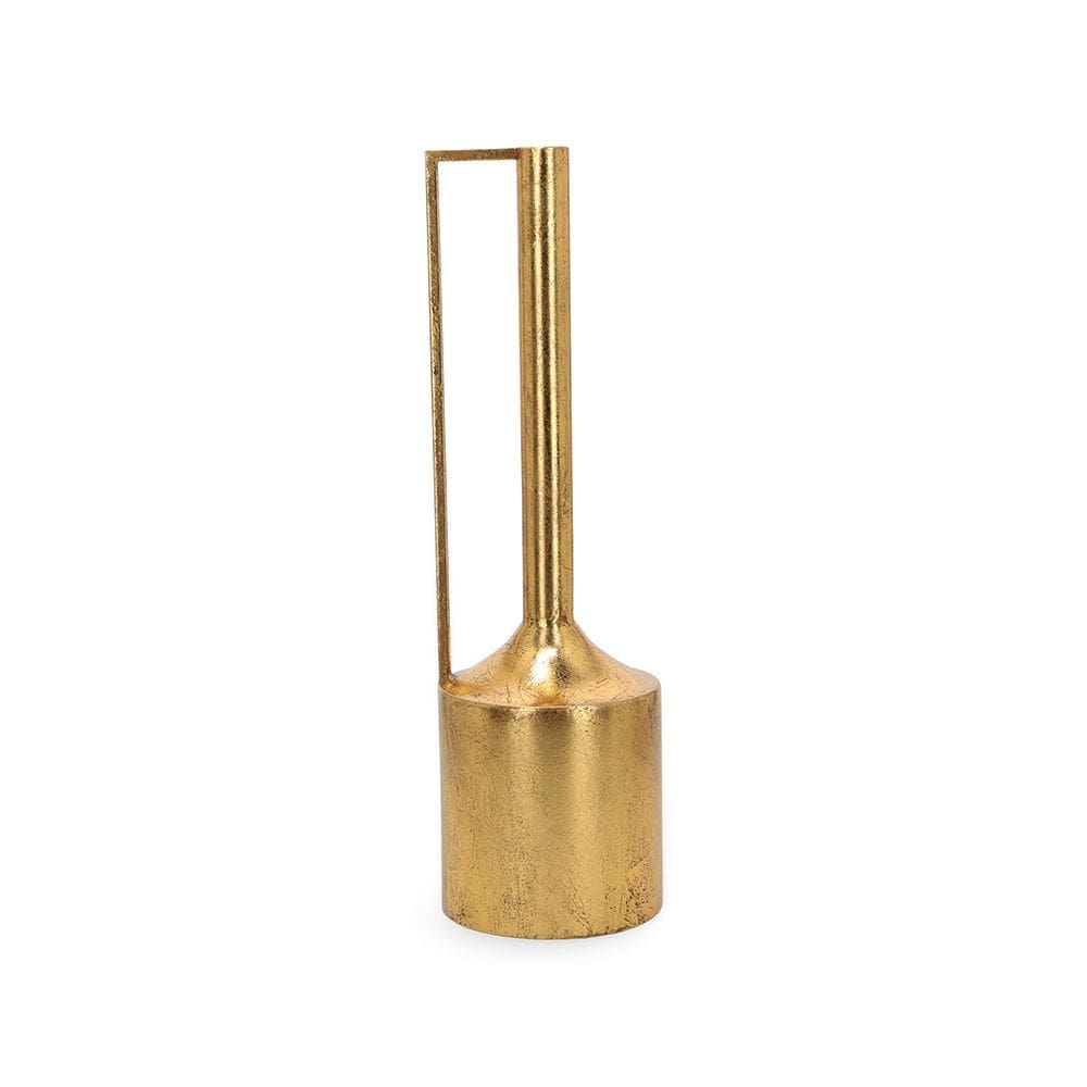 Vaso Decorativo em Metal Dourado 60cm 18958 Mart