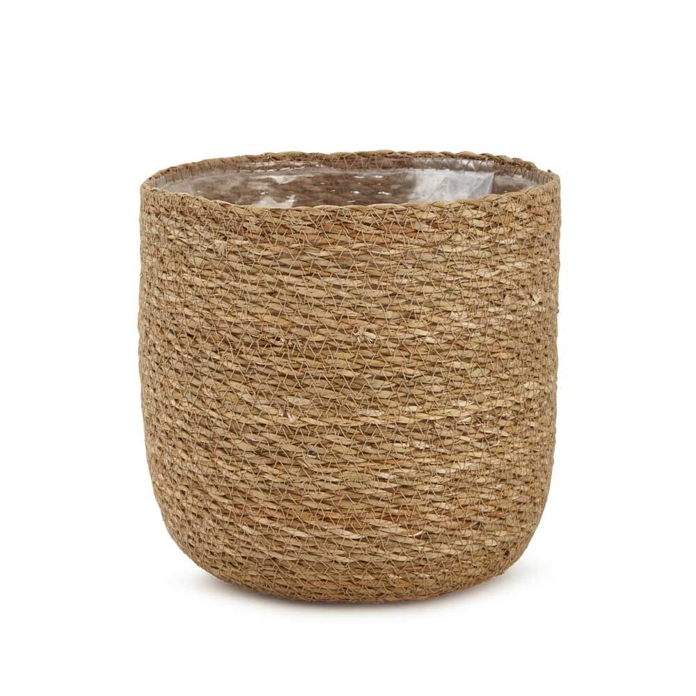 Cachepot Decorativo de Fibra Natural 20cm 18612P Mart