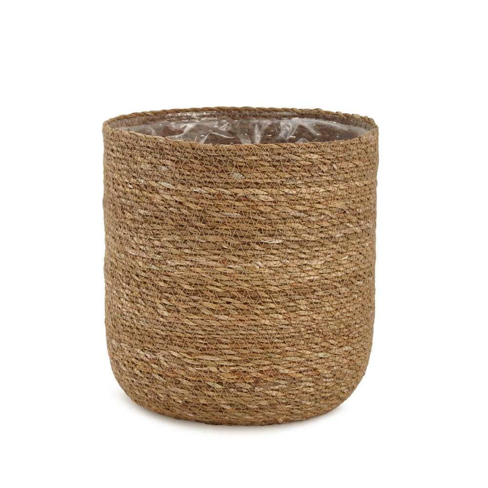 Cachepot Decorativo de Fibra Natural 22cm 18612M Mart