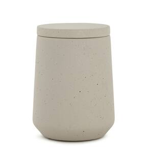 Pote Decorativo em Cimento Cinza com Tampa 11,5cm 18364 Mart