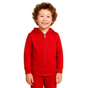 Blusa de Moletom Masculino Casaco Infantil Menino de Ziper Jaqueta com Capuz Blusa de Frio Inverno