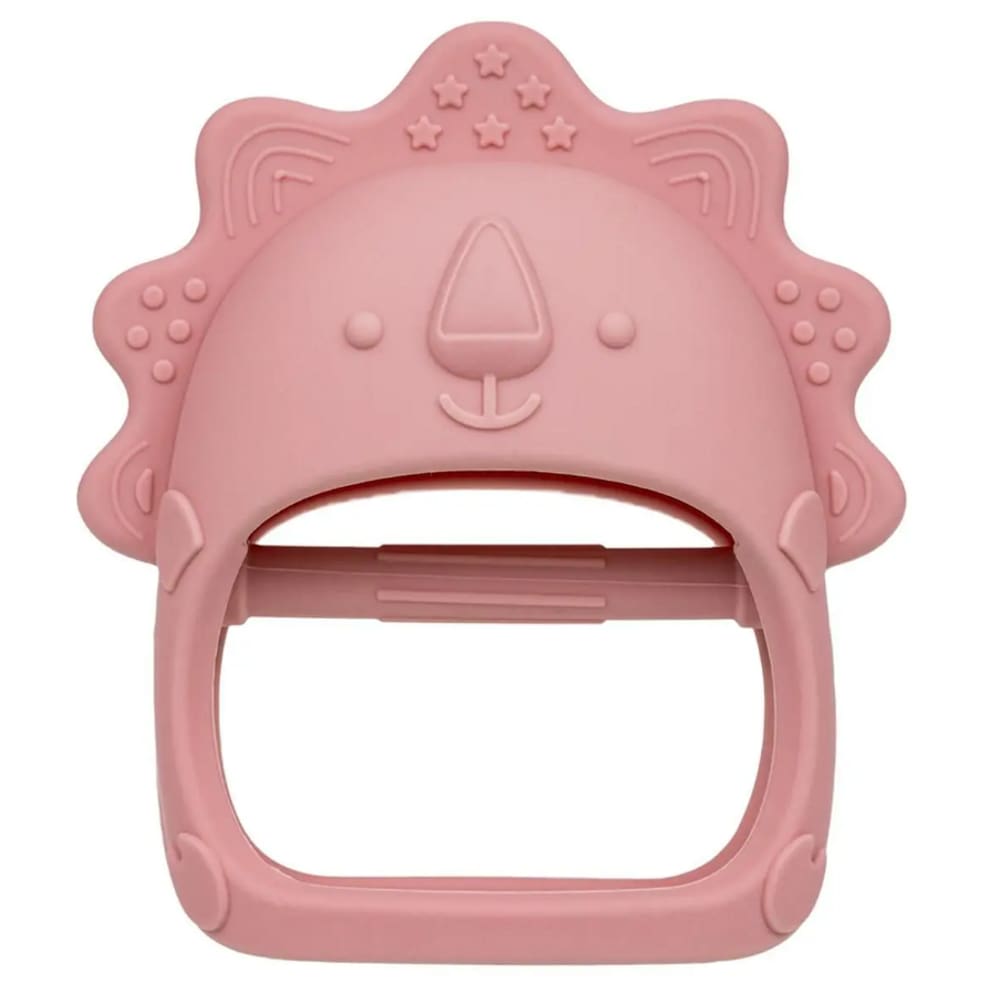 Mordedor e Massageador Mãozinha Rosa em Silicone Buba