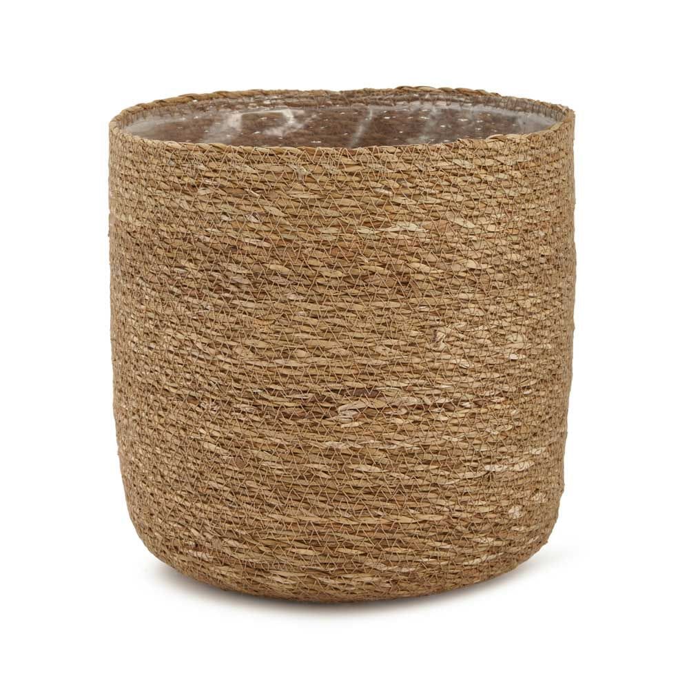 Cachepot Decorativo de Fibra Natural 25cm 18612G Mart