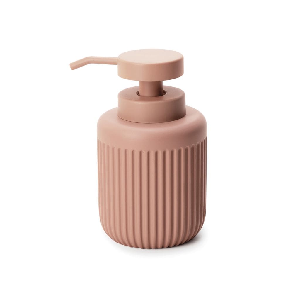 Porta Sabonete Liquido em Cimento Rosa 14cm 15730 Mart